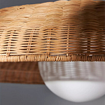 Люстра круглая из ротанга Long Lasting Chandelier варинант исполнения - 3 | Loft Concept в Твери
