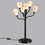 Настольная лампа с ветвями и белыми фарфоровыми цветами Floralis варинант исполнения - 4 | Loft Concept в Твери