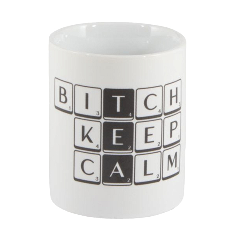 Кружка Seletti Tiles and Tales Tea Белый Черный Кружка Seletti Tiles and Tales Tea Белый Черный в Твери | Loft Concept
