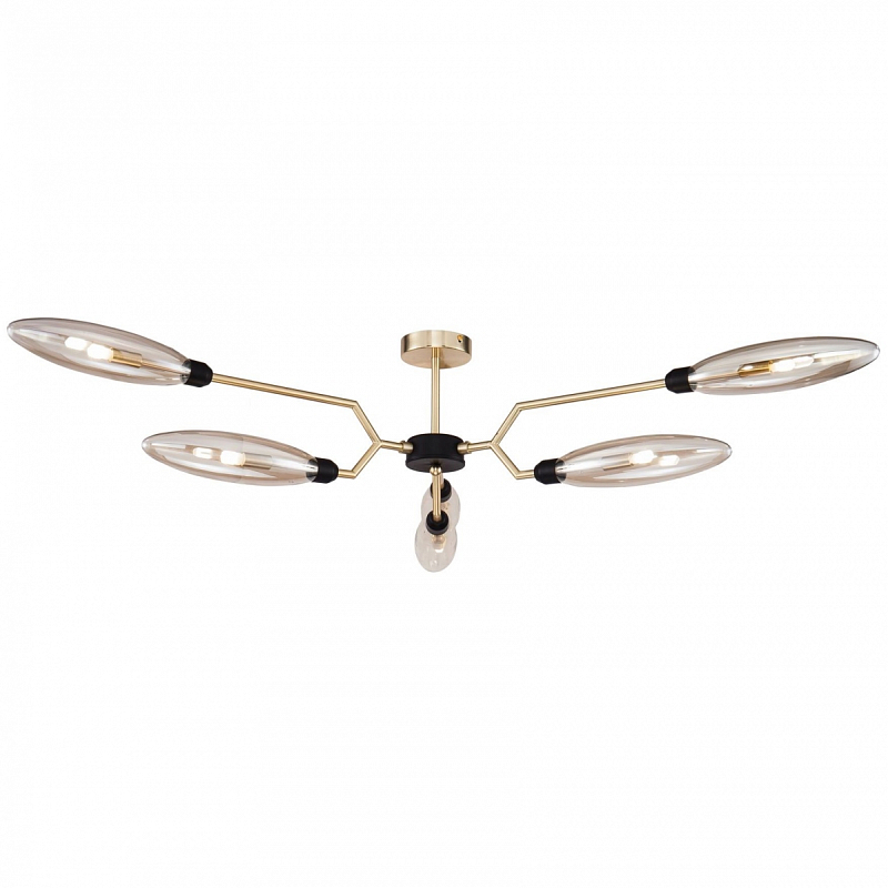 Потолочный светильник Morosini Ceiling Light Золотой Янтарь (Amber) Черный Потолочный светильник Morosini Ceiling Light Золотой Янтарь (Amber) Черный в Твери | Loft Concept