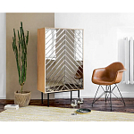 Шкаф с 2-мя зеркальными дверцами Serena Mirror Cabinet варинант исполнения - 3 | Loft Concept в Твери