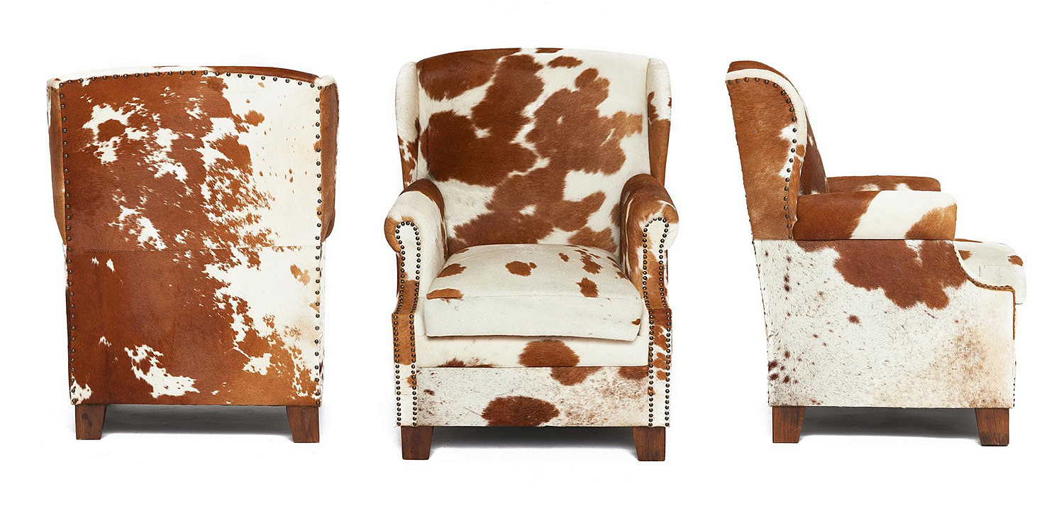 Кресло Cowhide Armchair - Loft-Concept в Твери