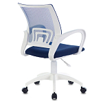 Офисное кресло с основанием из белого пластика Desk chairs Blue варинант исполнения - 2 | Loft Concept в Твери