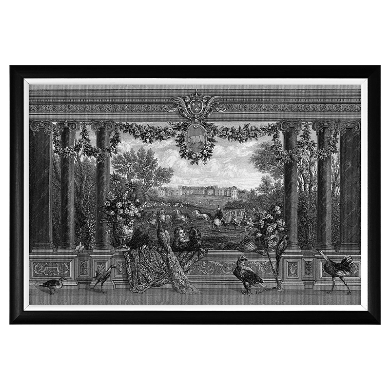 Постер Versailles Poster Черный Белый Постер Versailles Poster Черный Белый в Твери | Loft Concept
