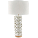 Настольная лампа покрытая лепестками белых цветов Fancy Calla Lily варинант исполнения - 2 | Loft Concept в Твери