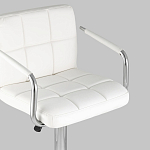 Барный стул с подлокотниками Honory White варинант исполнения - 7 | Loft Concept в Твери