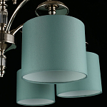 Люстра потолочная Nikoletta с бирюзовым плафоном варинант исполнения - 3 | Loft Concept в Твери