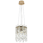 Подвесной светильник с хрустальными подвесками Roul Crystal Round Hanging Lamp варинант исполнения - 2 | Loft Concept в Твери
