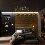 Гипсовая 3D панель с принтографией PM-02 варинант исполнения - 1 | Loft Concept в Твери