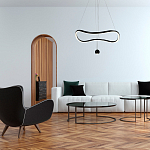 Подвесной светильник волнообразной формы LED 35W 3000K Infinity варинант исполнения - 3 | Loft Concept в Твери