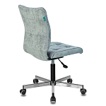 Офисное кресло в серо-голубом велюре Bureaucrats варинант исполнения - 4 | Loft Concept в Твери