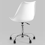 Офисный стул на металлическом основании EGGERY White пластик варинант исполнения - 4 | Loft Concept в Твери