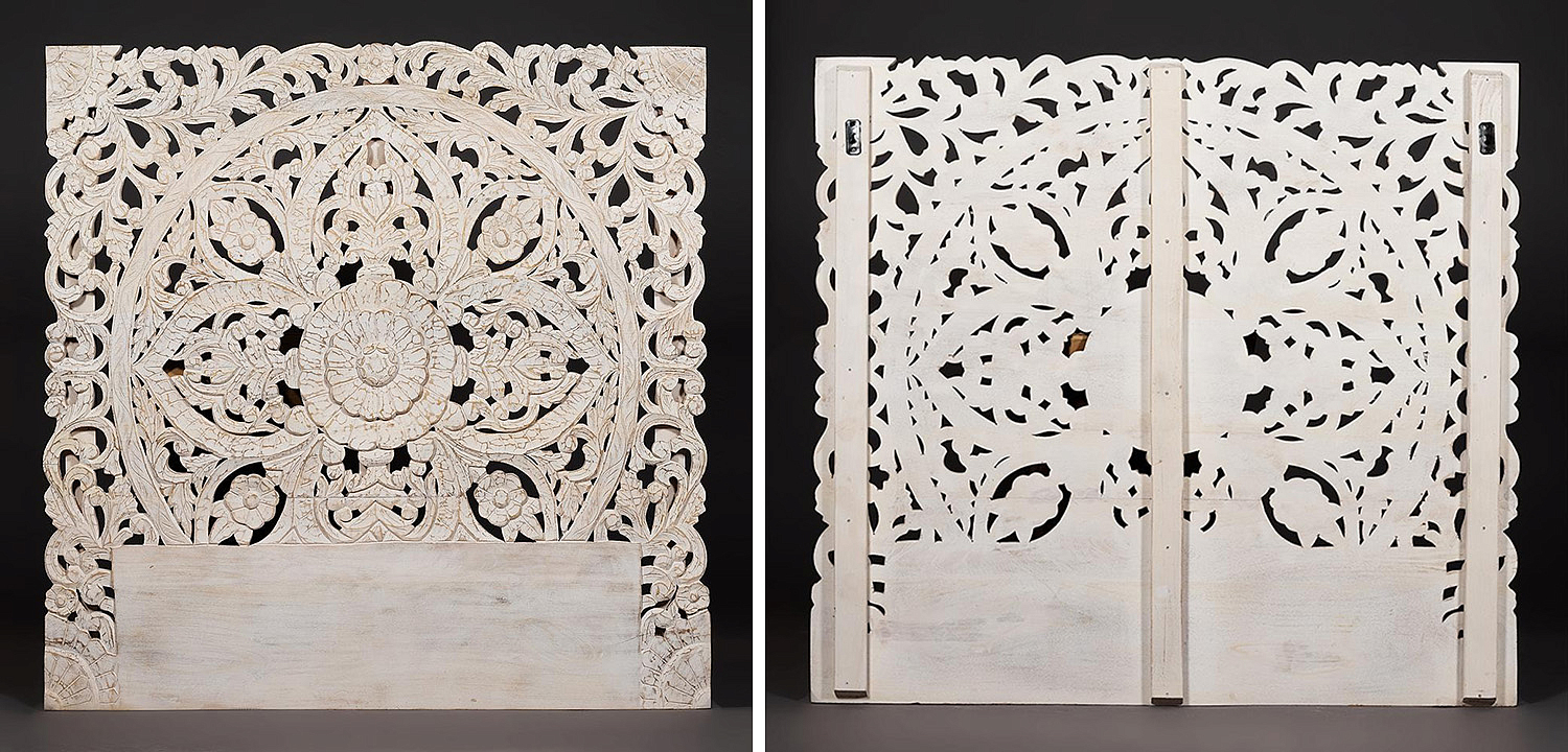 Изголовье-панно Indian antique white Headboard - Loft-Concept в Твери