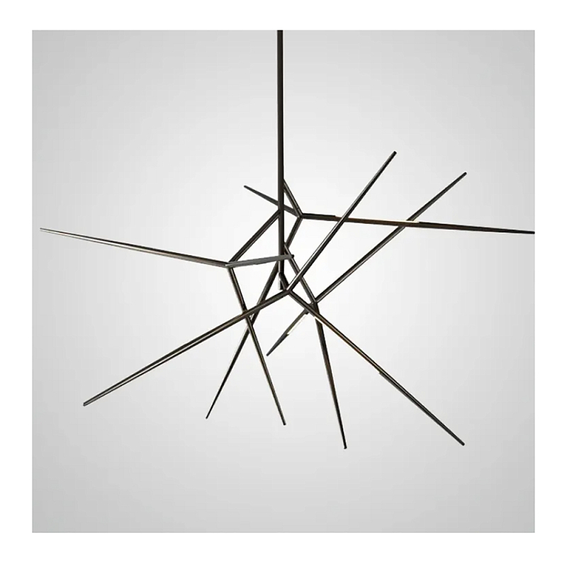 Люстра FLASK Black Глянцевый черный в Твери | Loft Concept 