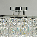 Потолочный светильник круглый с прозрачными подвесками Lunet варинант исполнения - 17 | Loft Concept в Твери