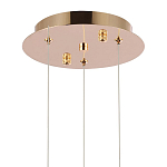 Подвесной светильник Metal Acrylic Tube Trio Gold Hanging Lamp варинант исполнения - 3 | Loft Concept в Твери