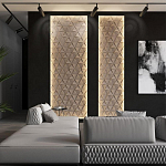 Гипсовая 3D панель с принтографией PM-50 варинант исполнения - 5 | Loft Concept в Твери