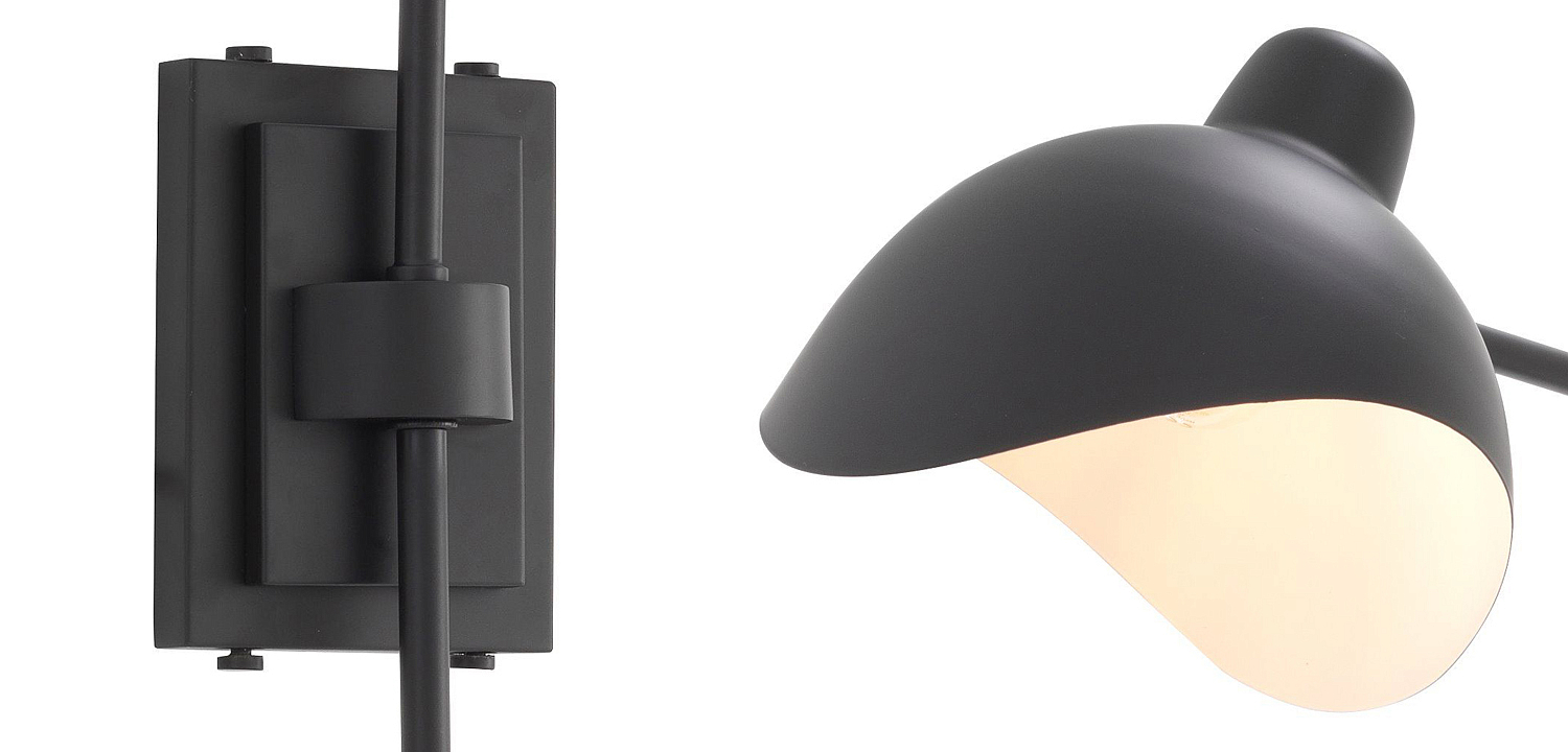 Бра Wall Lamp Pelham Black Бра Wall Lamp Pelham Black - Loft-Concept в Твери