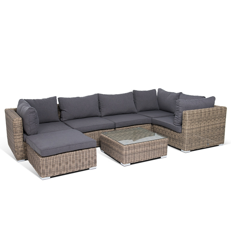 Модульный диван Rottan Grey Серый Модульный диван Rottan Grey Серый в Твери | Loft Concept