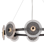 Люстра с плафонами из фактурного двойного стекла Heterochromia варинант исполнения - 6 | Loft Concept в Твери