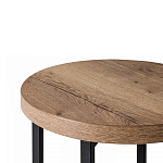 Стол журнальный круглый в стиле лофт Urban Style Space варинант исполнения - 2 | Loft Concept в Твери