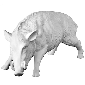 Статуэтка Abhika Boar White