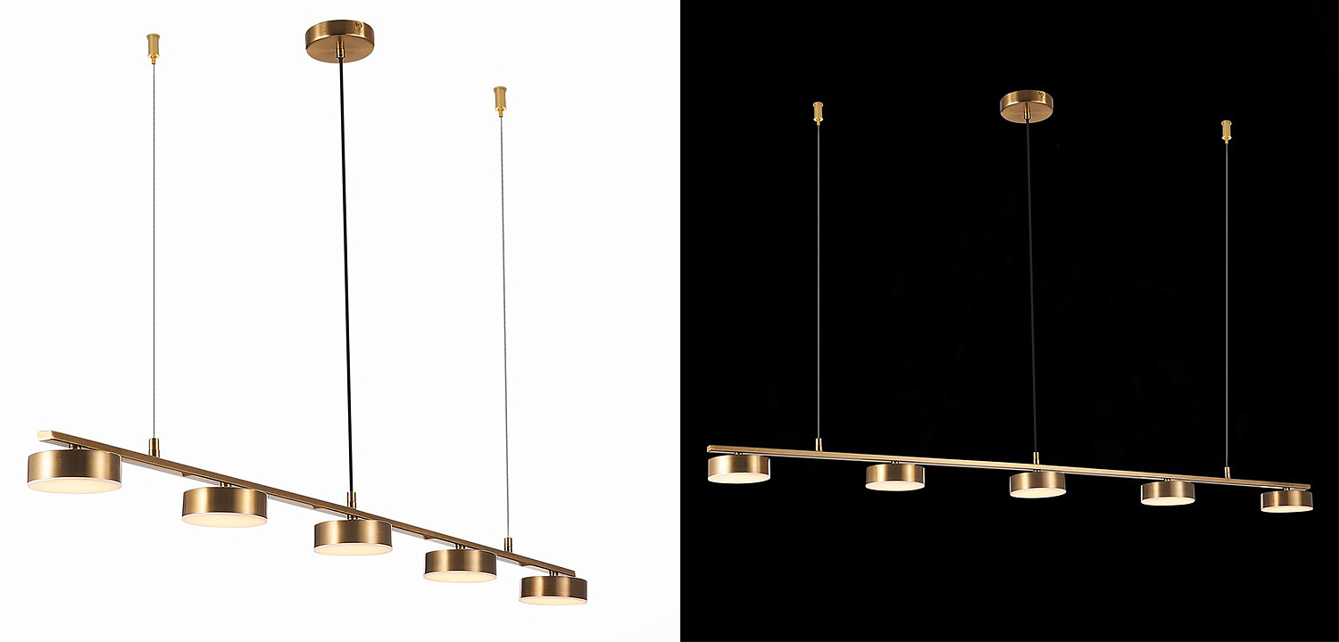 Люстра Five Headlights Linear Chandelier Люстра Five Headlights Linear Chandelier - Loft-Concept в Твери