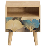 Прикроватная тумба с изображением на ящике Elise Nightstand варинант исполнения - 8 | Loft Concept в Твери