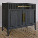 Буфет Primo с двумя ящиками и двумя фасадами Черный дуб варинант исполнения - 3 | Loft Concept в Твери