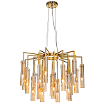 Люстра со стеклянными цилиндрическими плафонами Luminous Cylinders Amber варинант исполнения - 5 | Loft Concept в Твери