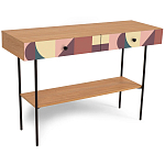 Консоль с принтом на ящиках Elise Console Table варинант исполнения - 16 | Loft Concept в Твери