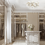 Потолочная люстра круглая ветвистыми бронзовыми элементами и стеклянными рифлеными дисками Textured Glass Chandelier варинант исполнения - 7 | Loft Concept в Твери