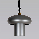 Подвесной светильник с серым металлическим плафоном Capability варинант исполнения - 1 | Loft Concept в Твери