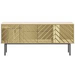 Длинная тумба с зеркальным декором Serena варинант исполнения - 2 | Loft Concept в Твери