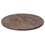 Стол журнальный c коричневой круглой столешницей на четырех металлических ножках Charm Coffee Table варинант исполнения - 2 | Loft Concept в Твери