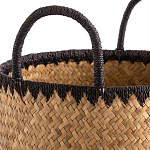 Плетеная корзина для белья с ручками Nyimbo Wicker Basket варинант исполнения - 3 | Loft Concept в Твери