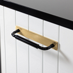 Черно-белый распашной комод Accordo варинант исполнения - 6 | Loft Concept в Твери