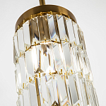 Многоярусная люстра с прямоугольными хрустальными подвесками Allard Crystal Chandelier 3 варинант исполнения - 2 | Loft Concept в Твери