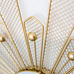 Часы настенные из металла в виде солнца с белым циферблатом Mirror Tower Clock варинант исполнения - 2 | Loft Concept в Твери