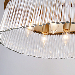 Люстра подвесная овальная со стеклянными трубками Длина 100 см Nembus варинант исполнения - 5 | Loft Concept в Твери