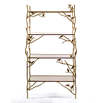 Стеллаж металлический с птичками Primavera варинант исполнения - 1 | Loft Concept в Твери