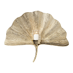 Большой Настенный Подсвечник золотой Лист Пальмы варинант исполнения - 1 | Loft Concept в Твери