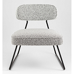 Кресло лаунж Kate букле серый варинант исполнения - 4 | Loft Concept в Твери