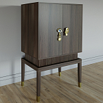 Кабинетный шкаф Elsa Dreams Walnut с 2-мя ящиками варинант исполнения - 6 | Loft Concept в Твери