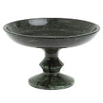 Фруктовница большая из натурального камня Змеевик Шабровский Natural Stone Fruit Bowls варинант исполнения - 1 | Loft Concept в Твери