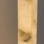 Торшер геометрический с тремя мраморными плафонами Marble Tripod варинант исполнения - 10 | Loft Concept в Твери