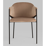 Стул Brace велюр капучино варинант исполнения - 4 | Loft Concept в Твери