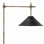 Торшер с черным абажуром в форме конуса Сoncord варинант исполнения - 1 | Loft Concept в Твери