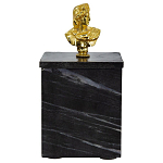 Мраморная шкатулка с бюстом из металла KELLY WEARSTLER варинант исполнения - 2 | Loft Concept в Твери