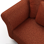 Мебельная ткань Шенилл терракотовый цвет 138 см T4-44 варинант исполнения - 3 | Loft Concept в Твери